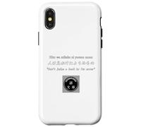 Custodia per iPhone X/XS Non giudicare un libro dalla copertina