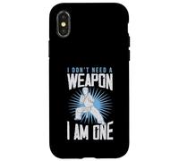 Custodia per iPhone X/XS Non ho bisogno di un'arma Io sono uno