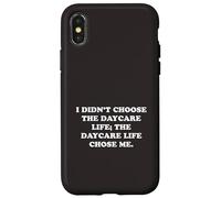 Custodia per iPhone X/XS NON HO SCELTO LA VITA DAYCARE per gli insegnanti