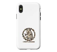 Custodia per iPhone X/XS Non mi scuso Opossum