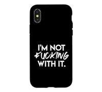 Custodia per iPhone X/XS Non Mi Va Proprio, Citazione Di Trinity L'Isola Dell'Amore