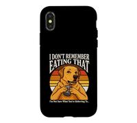 Custodia per iPhone X/XS Non ricordo di aver mangiato che non sono sicuro