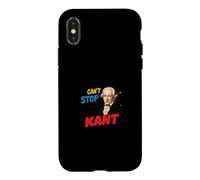 Custodia per iPhone X/XS Non riesco a smettere di philosphpzing Ma io Kant