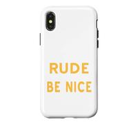 Custodia per iPhone X/XS Non sarò scortese oggi Magari sarò gentile Chi lo sa