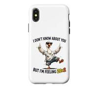 Custodia per iPhone X/XS Non so di te ma mi sento 20x2 Oca divertente