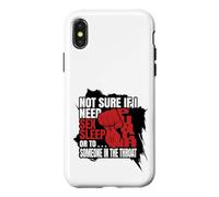 Custodia per iPhone X/XS Non sono sicuro se ho bisogno di dormire sesso o qualcuno in gola.