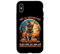 Custodia per iPhone X/XS Non tutte le streghe hanno gatti, alcune hanno solo un pastore tedesco D