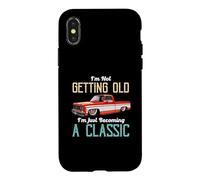 Custodia per iPhone X/XS Non vecchio diventare un classico divertente camion amante