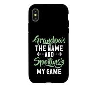 Custodia per iPhone X/XS Nonno è il nome e Spoiling is my Game New Grandpa