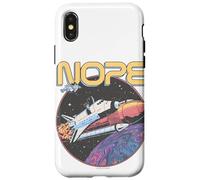 Custodia per iPhone X/XS Nope Divertente Astronauta Spazio Missione Pianeta Razzo Scienza