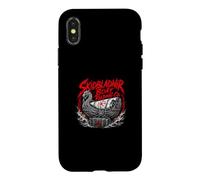 Custodia per iPhone X/XS Norse Viking Skidbladnir Boat Folding Co. Myth Saga