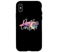 Custodia per iPhone X/XS North Carolina Tie Dye