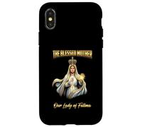 Custodia per iPhone X/XS Nostra Signora di Fatima Mariano Cattolica