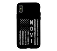 Custodia per iPhone X/XS Novi, Michigan, bandiera americana
