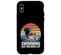 Custodia per iPhone X/XS Nuoto Solo un altro giro Nuoto Atleta Allenamento