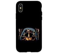 Custodia per iPhone X/XS Nut Geb Shu Dea Cielo Terra Antica Mitologia Egizia