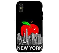 Custodia per iPhone X/XS NYC, orizzonte, grande, mela, New York, città, Tri-State (NY)