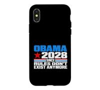 Custodia per iPhone X/XS Obama 2028 Since Rules Don't Exist Anymore