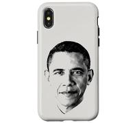 Custodia per iPhone X/XS Obama Shirt Missing 44th US Prez Barack H. Obama