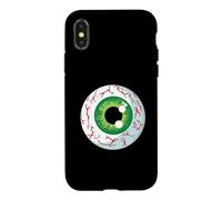 Custodia per iPhone X/XS Occhio spaventoso di Halloween