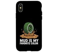 Custodia per iPhone X/XS Off-Road 4x4 ATV Mud Is My Favorite Color