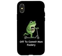 Custodia per iPhone X/XS Off To Commit Mom Foolery