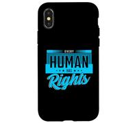 Custodia per iPhone X/XS Ogni essere umano ha diritti