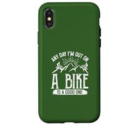 Custodia per iPhone X/XS Ogni giorno sono fuori per un'avventura in bicicletta