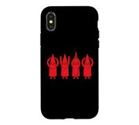 Custodia per iPhone X/XS Ohio Gnomes Graphic Design Minimalist Art Style