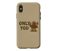 Custodia per iPhone X/XS Only You Outdoor Style Vintage Smokey Bear
