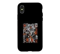 Custodia per iPhone X/XS Onore contro l'inferno Samurai Anarchia