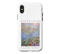 Custodia per iPhone X/XS Opera d'arte iconica della pittura floreale delle ninfee di Claude Monet