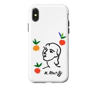 Custodia per iPhone X/XS Opera d'arte ritagliata con Matisse Summer Citrus Fruit
