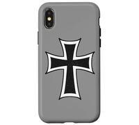 Custodia per iPhone X/XS ORDINE TEUTONIC EMBLEMA CROCE CAVALIERI TEUTONICI CROCIATE