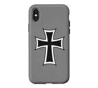 Custodia per iPhone X/XS ORDINE TEUTONIC EMBLEMA CROCE CAVALIERI TEUTONICI CROCIATE
