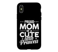 Custodia per iPhone X/XS Orgogliosa mamma di una piccola principessa carina