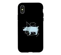 Custodia per iPhone X/XS Origami cane o orso come forma fresca