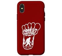 Custodia per iPhone X/XS Orme nella foresta