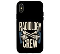 Custodia per iPhone X/XS Ospedale di ossa scheletriche dell'equipaggio di radiologia