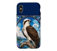 Custodia per iPhone X/XS Osprey Art Nouveau - Design con rapace