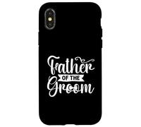 Custodia per iPhone X/XS Padre dello sposo Matrimonio Groomsmen Bachelor Party Mens