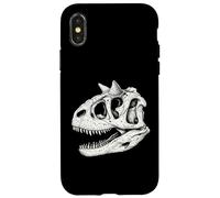 Custodia per iPhone X/XS Paleontologia Dinosauro Carnotauro Teschio Cornuto Fossile