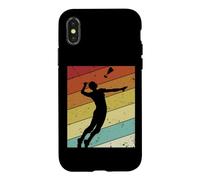 Custodia per iPhone X/XS Pallone da pallamano Peteca gioco d'azzardo Indiaca
