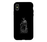 Custodia per iPhone X/XS Pan Antica Foresta Greca Dio Satiro Mito Pagano