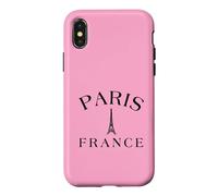 Custodia per iPhone X/XS PARIGI Semplice Elegante Chic con Torre Eiffel