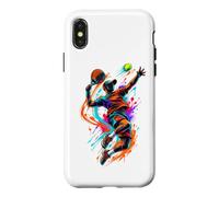 Custodia per iPhone X/XS Partita Di Padel Tra Giocatrici: Una Sfida Tra Donne