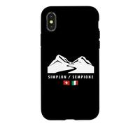 Custodia per iPhone X/XS Passaggio del Sempione Alpi Svizzera Italia Road Trip