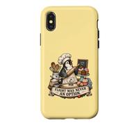 Custodia per iPhone X/XS Penguin Baker For Cupcake Baking Pasticceria Chef