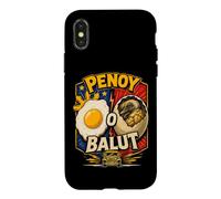 Custodia per iPhone X/XS Penoy o Balut Pinoy Comedy Food Humor Philippines Pride