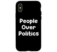 Custodia per iPhone X/XS People Over Politics Human Rights Protest Saying Design